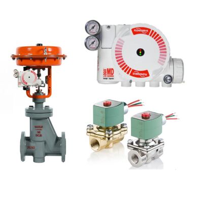 Flowserve Logix 3200MD Ψηφιακός Ελεγκτής Θέσης Βαλβίδας HART Smart Control με Ηλεκτροβαλβίδες ASCO