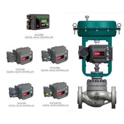 Chinese CHUAN YI HKG10 Multi Layer Sleeve High Pressure Differential Control Valve Fisher DVC6200 Positioner