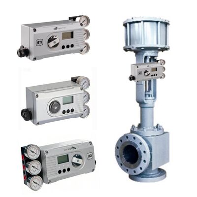 KOSO 500A 510A Κεφάλαια γωνίας με IMI STI DigitalTrak Positioner Χημική εγκατάσταση Θερμικός έλεγχος υγρών ισχύος