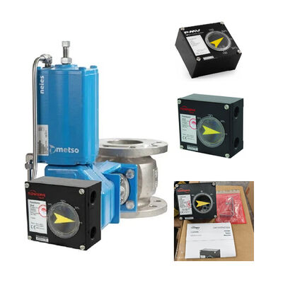 Κινεζική Βαλβίδα Ελέγχου Flowserve PMV P4/P5 Πνευματικός Τοποθετητής PMV EP5 και Κουτί Διακόπτη F5-NAM και Ενεργοποιητής Neles/VALMET/MESTO B1