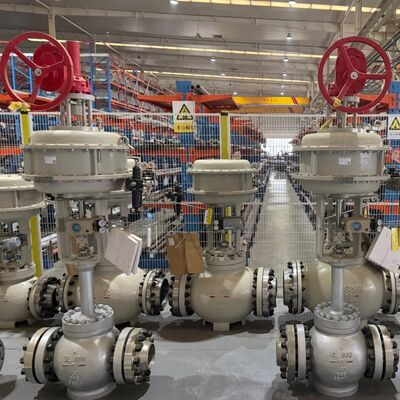 Κίνα Πνευματική βαλβίδα ελέγχου με SAMSON 3730 3731 έξυπνη θέση βαλβίδας και Fisher 67CFR 67DFR ρυθμιστή φίλτρου σε απόθεμα