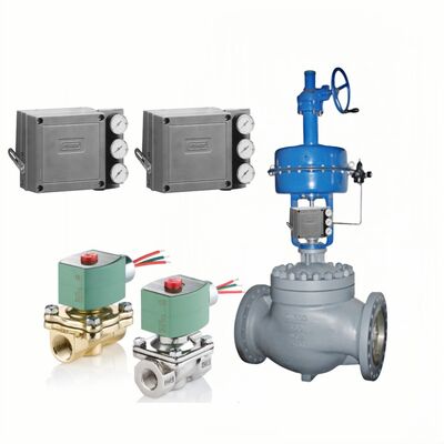 Emerson Fisher 3582 Ηλεκτροπνευματικός Μονοενεργός Ρυθμιστής Θέσης Βαλβίδας με Ηλεκτροβαλβίδες ASCO