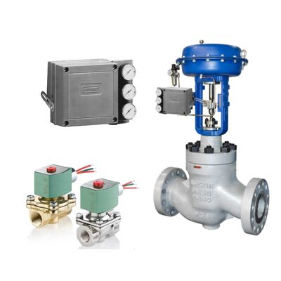 Emerson Fisher 3582 Ηλεκτροπνευματικός Μονοενεργός Ρυθμιστής Θέσης Βαλβίδας με Ηλεκτροβαλβίδες ASCO