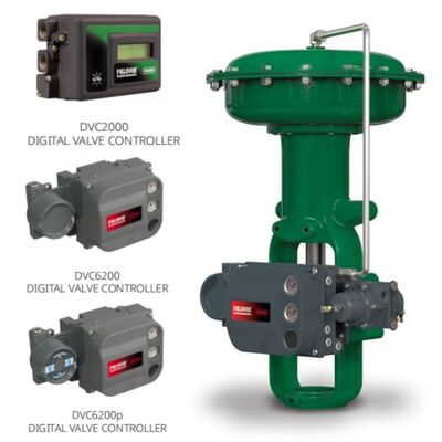 Φίσερ 657 667 Ενεργοποιητές διαφράγματος με DVC2000 DVC6200 τοποθετητή για πετρελαϊκή ενέργεια