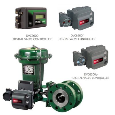 Fi Sher 1052 Ενεργοποιητές περιστροφής με DVC2000 DVC6200 τοποθετητή για χημική ενέργεια πετρελαίου και αερίου