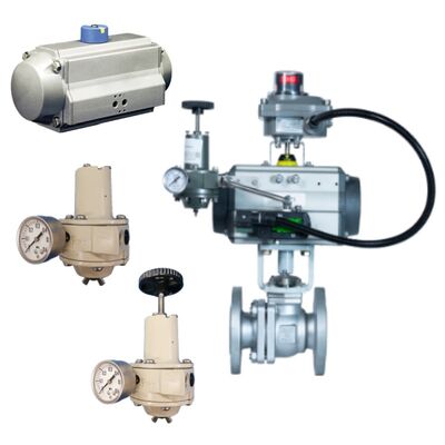 KOSO 6300RC Πνευματικός Περιστροφικός Ενεργοποιητής Πετροχημικών Φυσικού Αερίου Βιομηχανικός