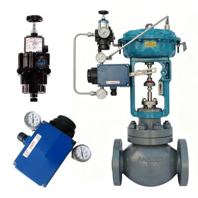 Wuzhong Quick Change Single Seat Control Valve ATS APS με AZBIL AVP300 Positioner Rotork YT200 Regulator