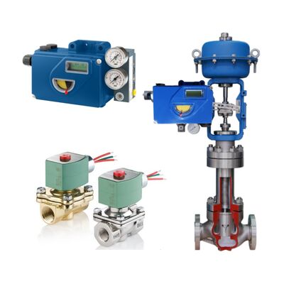 Βαλβίδα ελέγχου SUPCON με Foxboro SRD991 Smart Digital Valve Positioner και ηλεκτρομαγνητική βαλβίδα ASCO