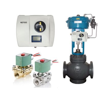 Βαλβίδα ελέγχου Wuzhong με Valmet Me-sto Neles ND7000 Smart Valve Control Positioner και ηλεκτρομαγνητική βαλβίδα ASCO