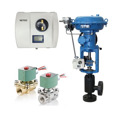 Βαλβίδα ελέγχου Wuzhong με Valmet Me-sto Neles ND7000 Smart Valve Control Positioner και ηλεκτρομαγνητική βαλβίδα ASCO