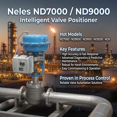 Νέος γνήσιος προμηθευτής αποθέματος Neles ND9103 ND9106 ND9203 ND9206 ND7000 ND9000 Valve Positioner