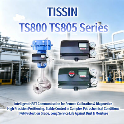 Νέο OEM Tissin TS800 TS805 σειρά έξυπνη θέση βαλβίδας HART ψηφιακή θέση βαλβίδας ελέγχου