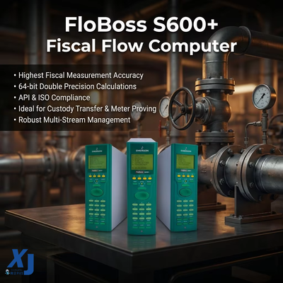 FloBoss S600+ Υπολογιστής ροής Υπολογιστής βιομηχανικής ροής Υπολογιστής αποθήκευσης Μεταφοράς αερίου Ελεγκτής ροής υγρών διεργασιών