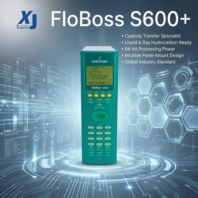 FloBoss S600+ Υπολογιστής ροής Υπολογιστής βιομηχανικής ροής Υπολογιστής αποθήκευσης Μεταφοράς αερίου Ελεγκτής ροής υγρών διεργασιών