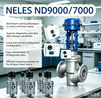 Neles Valmet Me-tso ND7000 ND9000 Πνευματικός έξυπνος ψηφιακός ελεγκτής θέσης βαλβίδας