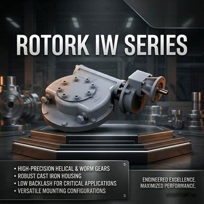Τρίμηνο στροφή κιβώτιο ταχυτήτων Rotork IW5 IR1 σειρά σκουλήκι κιβώτιο ταχυτήτων Ηλεκτρική βαλβίδα μπάλα βαλβίδα πεταλούδα βαλβίδα πλέγμα βαλβίδα