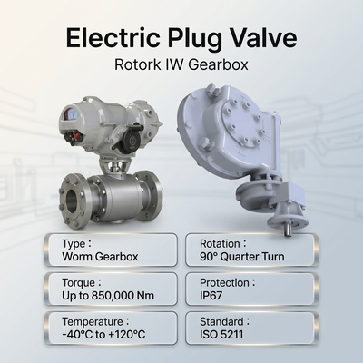 Rotork IW σειράς βαλβίδα σκουλήκι κιβώτιο ταχυτήτων Τρίμηνο στροφή χειριστή τροχιά αυτοκλειδωτή μπάλα πεταλούδα βύσμα βαλβίδα