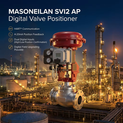 Masoneilan SVI2 AP έξυπνος ψηφιακός ελεγκτής βαλβίδας, ελεγκτής θέσης βαλβίδας, China CHUNHUI Controls Solenoid Valve Supplier