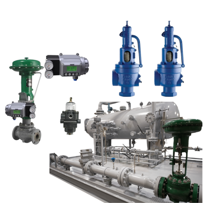 New Pneumatic Control Valve Fish-er Valve and Positioner SVI3 and Reliable SG iron Body Spirax Sarco SV60 Safety Valve in Stock