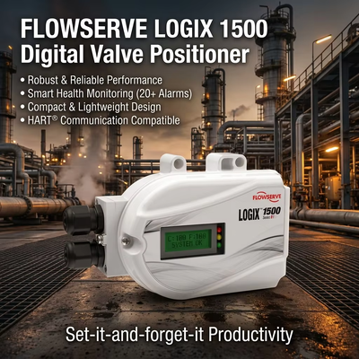 Flowserve PMV D20 Limit Switch Box Valve Controller HART Communicator Flowserve Logix 1500 Digital Valve Positioner