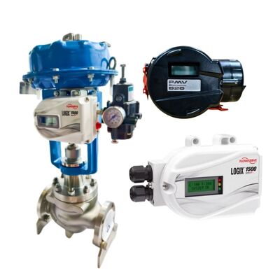 Flowserve Logix 1500 Digital Valve Positioner with HART 7 Communication IP66 NEMA 4X Protection and 4–20 mA DC Input Signal
