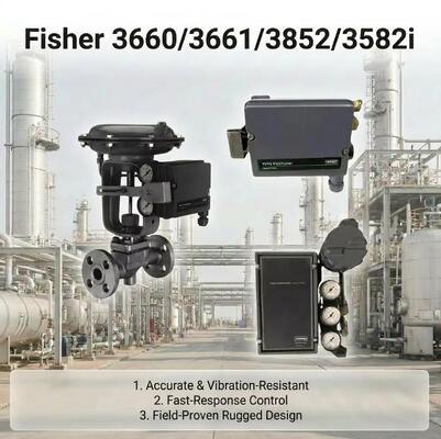 Γνήσιοι In-Stock F-isher 3660/3661/3852/3582i Ball Gas OEM Ηλεκτρο-πνευματικές βαλβίδες τοποθέτησης