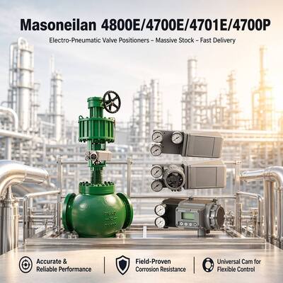 Masoneilan 4800E/4700E/4701E/4700P Ηλεκτροπνευματικές συσκευές θέσης βαλβίδων
