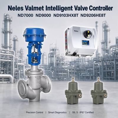 Τελευταία έκδοση Neles Valmet Me Tso ND7000 ND9000 ND9103HX8T ND9206HE8T Πνευματικός έξυπνος ψηφιακός ελεγκτής θέσης βαλβίδας