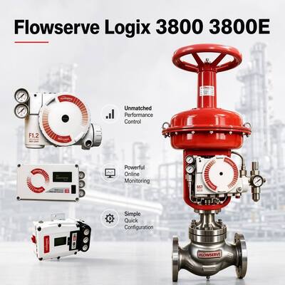 Flowserve Logix 3800 3800E Ψηφιακός ελεγκτής θέσης βαλβίδας