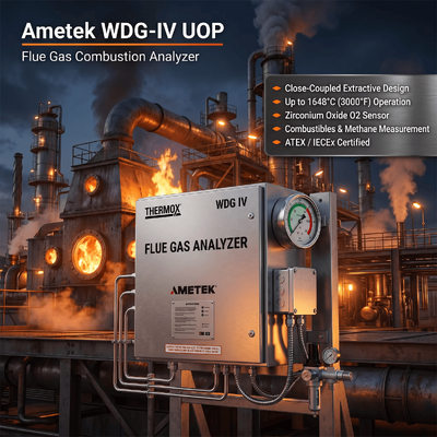 Ametek WDG-IV UOP WDG-V UOP αναλυτής Αναλυτής οξυγόνου Αναλυτής ελέγχου καύσης Αναλυτής διαδικασίας μέτρησης αερίων