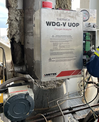 Ametek WDG-V UOP Ζυρκόνια Αναλυτής οξυγόνου Αναλυτής αερίου διεργασίας Αναλυτής αερίου διυλιστηρίου Αναλυτής αερίου ελέγχου καύσης
