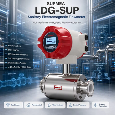 Supmea LDG-SUP LDG-SUP-A100 Ηλεκτρομαγνητικός μετρητής ροής τροφίμων