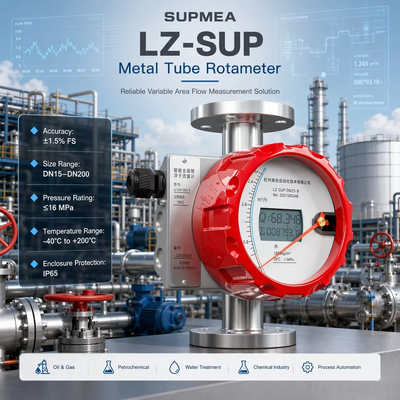 Supmea LZ-SUP HART 4-20mA LCD τοπικός δείκτης Βιομηχανικός μετρητής ροής