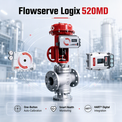 Flowserve Logix 520MD Plus Ψηφιακός HART Positioner 4 20mA Ελέγχου βαλβίδας Actuator πετρέλαιο αέριο Χημική ισχύς