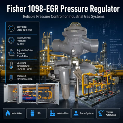 Υψηλής ποιότητας Fi-sher 1098-EGR Ρυθμιστής πίεσης φυσικού αερίου