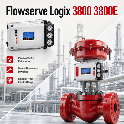 Τελευταία έκδοση Flowserve Logix 3800 3800E Ψηφιακός Διαμορφωτής Βαλβίδας Αξιόπιστη Βαλβίδα Ελέγχου Μέρη σε απόθεμα
