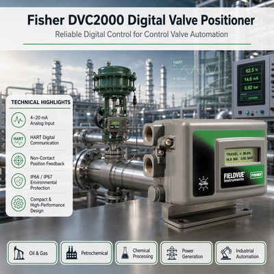 Τελευταία έκδοση Fisher Fieldvue DVC2000 Διανοητικός Ρυθμιστής Βαλβίδων Fisher 846 Ηλεκτροπνευματικός Μετασχηματιστής