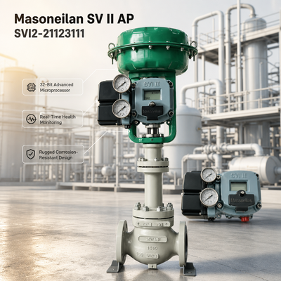 Masoneilan SVI II AP Ψηφιακός τοποθετητής βαλβίδας SVI2 21123111 HART Smart Positioner Πνευματικό εξαρτήματα βαλβίδας