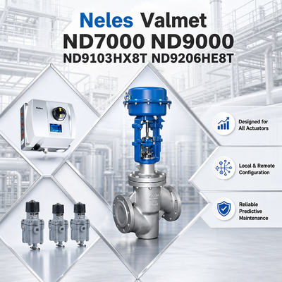 Αρχικό Neles Valmet ND7000 ND9000 ND9103HX8T ND9206HE8T Ελέγχων Ψηφιακού Ρυθμιστικού Ρυθμιστικού Ρυθμιστικού Ρυθμιστή για την Πετροχημική Βιομηχανία Πετρελαίου και Αερίου