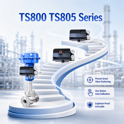 TS800 TS805 Series Έξυπνος Τοποθετητής Βαλβίδας Βαλβίδα Σφαιρική