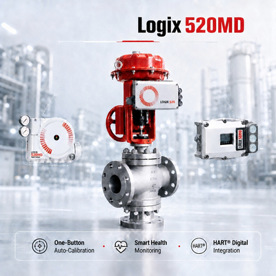 Flowserve Logix 520MD Plus Ψηφιακό HART 7 Θέμα θέσης 4 20mA IP66