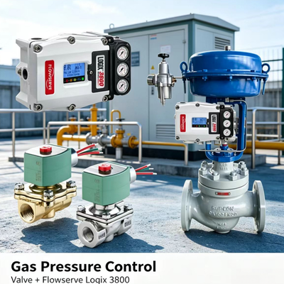 Flowserve Logix 3800 Ψηφιακός εντοπιστής με πακέτο ελέγχου ακρίβειας βαλβίδας ηλεκτροσόκ ASCO