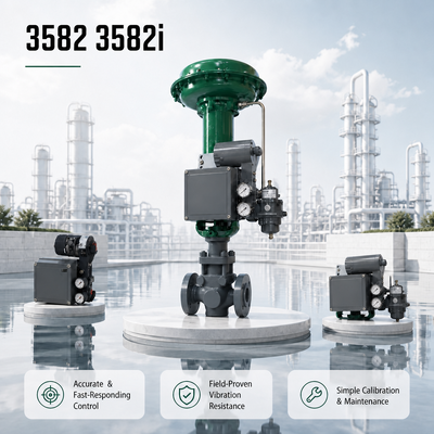 3582 3582i Pneumatic Electro Pneumatic Valve Positioner for Linear Actuator Industrial Automation System