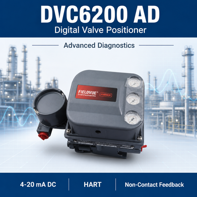 DVC6200 AD Ψηφιακό Πνευματικό Διαθεματοποιητή Βαλβίδων HART Προηγμένη Διαγνώριση Επιδόσεων