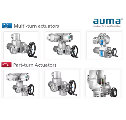 Brand New Auma SA SQ Series Electric Valve Actuator High Pressure Balanced Caged Electric Control Valve 