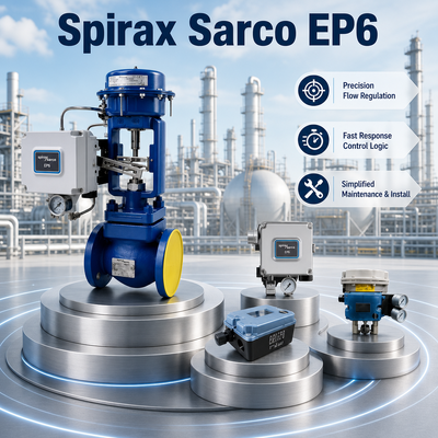 Spirax Sarco EP6 Positioner NAMUR Συμβατό Ανταλλακτικό για Βιομηχανική Βαλβίδα Ελέγχου