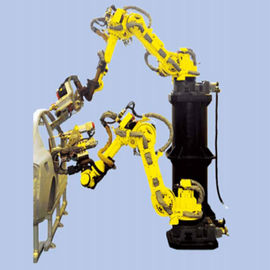 6 πάτωμα βραχιόνων ρομπότ Fanuc άξονα/ανάποδα τοποθετώντας επανάληψη θέσης ± 0.03mm