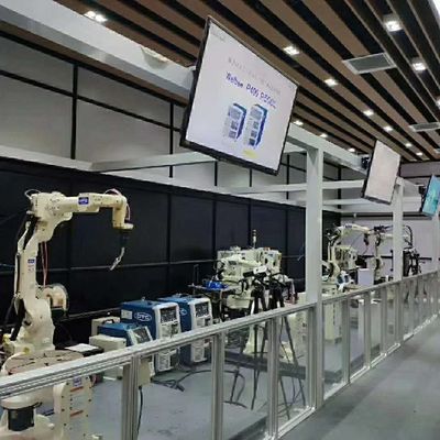 το ρομποτικό ρομπότ συγκόλλησης άξονα όπλων fd-5H 7 συγκόλλησης επεκτείνει την προσιτότητα B4S ενώνοντας στενά τα συνεργάσιμα όπλα ρομπότ για OTC