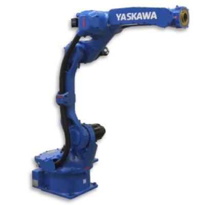 Βιομηχανικός βραχίονας GP12 YASKAWA ρομπότ με το βιομηχανικό ελεγκτή ρομπότ YRC1000 για τη imaterial συγκόλληση andg που δίνει