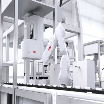 ABB IRB120 6 άξονα βιομηχανική ρομπότ βραχιόνων προσιτότητα 580mm ωφέλιμων φορτίων 3Kg ρομπότ συσκευασίας επιλογής συνελεύσεων διαχειριζόμενη με ICR5 Contro